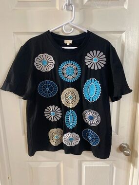 Layers Shop Black Crewneck T-Shirt - L